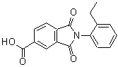 CAS#: 690671-26-2， 2-(2-Ethylphenyl)-1,3-dioxo-5-isoindolinecarboxylic acid