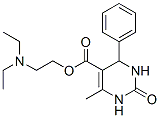 CAS#: 69094-11-7， 2-Diethylaminoethyl 4-Methyl-2-Oxo-6-Phenyl-3,6-Dihydro-1H-Pyrimidine- 5-Carboxylate