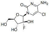 CAS 登录号：69123-92-8， 2'-氟-5-氯-1-beta-D-阿拉伯糖呋喃基胞嘧啶