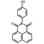 结构式 CAS# 6914-99-4, 2-(4-羟基苯基)-1H-苯并[De]异喹啉-1,3(2H)-二酮
