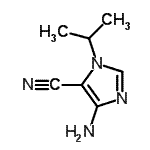 CAS#: 69177-93-1， 4-Amino-1-isopropyl-1H-imidazole-5-carbonitrile
