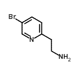 structure of CAS# 691872-17-0, 2-(5-Bromo-2-pyridinyl)ethanamine;2-(5-Brom-2-pyridinyl)ethanamin;2-(5-Bromo-2-pyridinyl)ethanamine;2-(5-Bromo-2-pyridinyl)éthanamine
