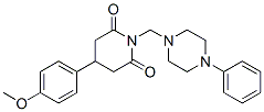 CAS#: 69193-24-4， 4-(4-Methoxyphenyl)-1-[(4-Phenylpiperazin-1-Yl)Methyl]Piperidine-2,6-Dione