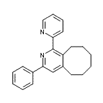 CAS#: 692729-83-2， 3-Phenyl-1-(2-pyridinyl)-5,6,7,8,9,10-hexahydrocycloocta[c]pyridine