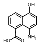 CAS#: 692731-76-3， 8-Amino-5-hydroxy-1-naphthoic acid