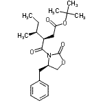 CAS#: 692778-49-7， 2-Methyl-2-propanyl (3R,4S)-3-{[(4R)-4-benzyl-2-oxo-1,3-oxazolidin-3-yl]carbonyl}-4-methylhexanoate