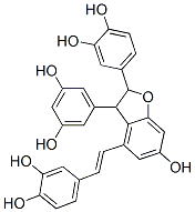 CAS#: 69297-49-0， 4-(2-(2-(3,4-Dihydroxyphenyl)-3-(3,5-Dihydroxyphenyl)-2,3-Dihydro-6-Hydroxy-4-Benzofuranyl)Ethenyl)-1,2-Benzenediol