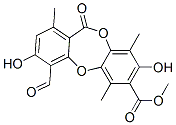 CAS#: 69306-81-6， 3,8-Dihydroxy-4-Formyl-1,6,9-Trimethyl-11-Oxo-11H-Dibenzo[b,e][1,4]Dioxepin-7-Carboxylic Acid Methyl Ester