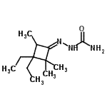 CAS#: 693226-60-7， (2Z)-2-(3,3-Diethyl-2,2,4-trimethylcyclobutylidene)hydrazinecarboxamide