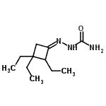 CAS#: 693226-81-2， (2Z)-2-(2,3,3-Triethylcyclobutylidene)hydrazinecarboxamide