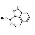 CAS#: 693285-71-1， 4-Bromo-3-isopropyl-1H-indazole
