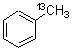 structure of CAS# 6933-23-9, (<Sup>13</Sup>C)Methylbenzene;<methyl-13C>toluene;Methyl-13C-benzene;Toluene-α-13C