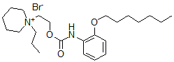 CAS#: 69336-54-5， 2-(1-Propyl-3,4,5,6-Tetrahydro-2H-Pyridin-1-Yl)Ethyl N-(2-Heptoxyphenyl)Carbamate Bromide