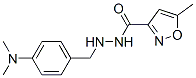 CAS#: 69352-53-0, N'-(4-Dimethylaminobenzyl)-5-Methyl-3-Isoxazolecarbohydrazide