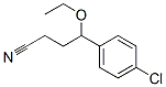 structure of CAS# 6940-87-0, 4-Chloro-gamma-Ethoxybenzenebutyronitrile;4-(4-Chlorophenyl)-4-Ethoxy-Butanenitrile;4-(4-Chlorophenyl)-4-Ethoxy-Butyronitrile;4-Chloro-Gamma-Ethoxybenzenebutyronitrile