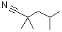 structure of CAS# 69462-10-8, 2,2,4-Trimethylpentanenitrile;2,2,4-trimethylpentanenitrile;2,2,4-Trimethylpentanenitrile #;MFCD00101604