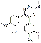 CAS#: 69482-98-0， 5,6-Bis(3,4-Dimethoxyphenyl)-3-Methylthio-1,2,4-Triazine