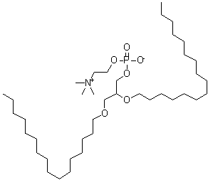 structure of CAS# 69483-37-0, 2,3-Bis(hexadecyloxy)propyl 2-(trimethylammonio)ethyl phosphate;1,2-O-DIHEXADECYL-RAC-GLYCERO-3-PHOSPHOCHOLINE;2,3-bis(h<wbr>exadecylo<wbr>xy)propyl<wbr> 2-(trime<wbr>thylammon<wbr>io)ethyl <wbr>phosphate;D-3230