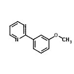CAS#: 69491-43-6， 2-(3-Methoxyphenyl)pyrimidine