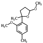 CAS#: 69494-12-8， 5-Methoxy-2-(2-methoxy-4-methylphenyl)-2-methyltetrahydrofuran