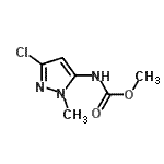 CAS#: 695184-12-4， Methyl (3-chloro-1-methyl-1H-pyrazol-5-yl)carbamate