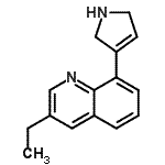 CAS#: 695185-59-2， 8-(2,5-Dihydro-1H-pyrrol-3-yl)-3-ethylquinoline
