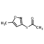 CAS#: 69528-38-7， S-(5-Methyl-1,2-oxazol-3-yl) ethanethioate