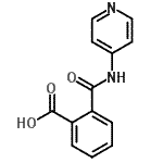 CAS#: 69537-50-4， 2-(4-Pyridinylcarbamoyl)benzoic acid