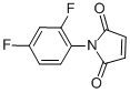 structure of CAS# 6954-65-0, N-(2,4-Difluorophenyl)Maleimide;1-(2,4-Difluorophenyl)-3-Pyrroline-2,5-Quinone;Zinc00097843;Sbb002381