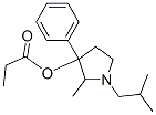 CAS 登录号：69552-14-3， 1-(2-甲基丙基)-2-甲基-3-苯基吡咯烷-3-醇丙酸酯