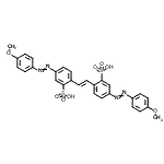 CAS#: 69571-22-8， 5-(4-methoxyphenyl)azo-2-[(E)-2-[4-(4-methoxyphenyl)azo-2-sulfo-phenyl]vinyl]benzenesulfonic acid