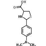 CAS#: 69578-21-8， 2-[4-(Dimethylamino)phenyl]-1,3-thiazolidine-4-carboxylic acid