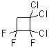 结构式 CAS# 697-17-6, 1,1,2-三氯-2,3,3-三氟环丁烷