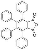 结构式 CAS# 6971-41-1, 1,2-二氢-3,4,5,6-四苯基邻苯二甲酸酐