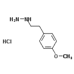 CAS#: 69717-81-3， [2-(4-Methoxyphenyl)ethyl]hydrazine hydrochloride (1:1)