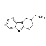 CAS#: 697218-03-4， 8-Ethyl-8,9-dihydro-7H-[1,3]thiazino[3,2-e]purine