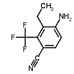 CAS#: 697228-50-5， 4-Amino-3-ethyl-2-(trifluoromethyl)benzonitrile