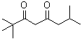 结构式 CAS# 69725-37-7, 2,2,7-三甲基-3,5-辛烷二酮