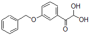 结构式 CAS# 69736-33-0, 2,2-二羟基-1-[3-(苯基甲氧基)苯基]-乙酮