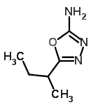 CAS#: 69741-91-9， 5-sec-Butyl-1,3,4-oxadiazol-2-amine