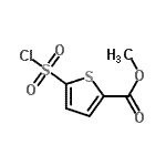 CAS#: 69816-03-1， Methyl 5-(chlorosulfonyl)-2-thiophenecarboxylate