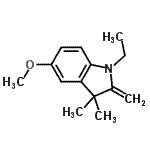 CAS#: 698387-65-4， 1-Ethyl-5-methoxy-3,3-dimethyl-2-methyleneindoline