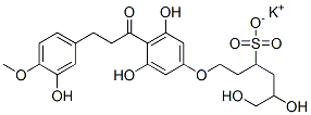 CAS#: 69873-10-5， 1-(3,5-Dihydroxy-4-(3-(3-Hydroxy-4-Methoxyphenyl)-1-Oxopropyl)Phenoxy) -5,6-Dihydroxy-3-Hexanesulfonic Acid Monopotassium Salt