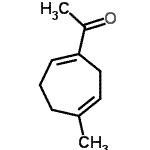 CAS#: 69892-24-6， 1-(5-Methyl-1,5-cycloheptadien-1-yl)ethanone
