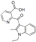 CAS#: 69898-42-6， 2-[(1-Ethyl-2-Methyl-1H-Indol-3-Yl)Carbonyl]-3-Pyridinecarboxylic Acid