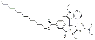 CAS#: 69898-64-2， Tetradecyl 1-[4-(Diethylamino)-2-Ethoxyphenyl]-1-(1-Ethyl-2-Methyl-1H-Indol-3-Yl)-1,3-Dihydro-3-Oxoisobenzofuran-5-Carboxylate