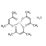 结构式 CAS# 699012-88-9, 三[(3Z)-4-(羟基-kappaO)-3-戊烯-2-酮]钪水合物(1:1)
