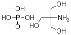 结构式 CAS# 6992-39-8, 三(羟基甲基)氨基甲烷磷酸盐