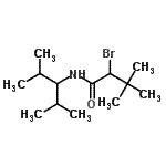 CAS#: 69959-85-9， 2-Bromo-N-(2,4-dimethyl-3-pentanyl)-3,3-dimethylbutanamide