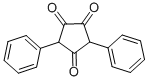 structure of CAS# 7003-69-2, 3,5-Diphenyl-1,2,4-Cyclopentanetrione;Sr-01000597238-2;Sb 01688;Nsc43306